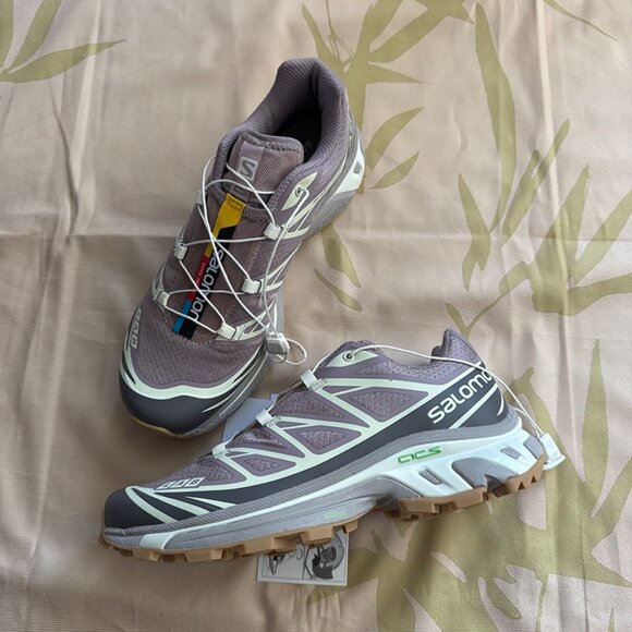 Salomon Xt-6 Purple Low-Top Sneakers - Picture 2 of 7